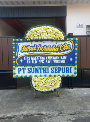 Papan Bunga Duka di Boyan Tanjung